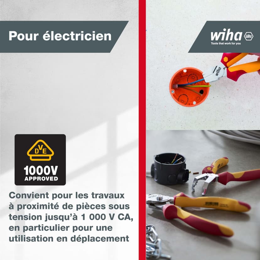 Wiha Z 14 1 06 170 mm SB Professional Electric, Multi-Colour (Z14117006SB) - 4
