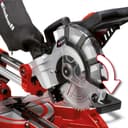 Einhell Dual Bevel Sliding Mitre Saw 1800W, +/-45° Mitre, +/-47° Bevel Saw with 48T Blade for Cutting Wood, Dust Extraction, Laser, Suitable for Materials Such as Wood, Coated Boards or Plastic - 7