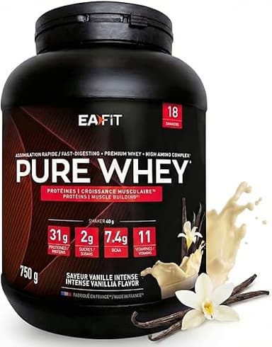 WHEY PROTEIN - Vanille - EAFIT - Marque Française N°1 en …