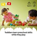 LEGO Duplo Arbre Qui se Balance et s’Empile - Jouet Interactif pour Bébé dès 1 an - Jeu de Construction Développant la Motricité Fine - 2 Figurines d'oiseaux - Cadeau pour Fille ou Garçon 10440 - 2