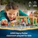 LEGO Harry Potter Hogwarts Castle: Herbology Class Set with Neville Longbottom, Hermione Granger & Prof. Sprout Minifigures - incl. 3 Mandrake Toy Plants - Gift for 8+ Year Old Girls & Boys - 76445 - 2