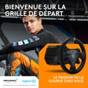 Logitech G RS50 System, configuration de volant de simulation de course en 3 pièces - base de volant RS50 avec Direct Drive 8 Nm, RS Wheel Hub avec 13 boutons et RS Round Wheel 28 cm - Xbox/PC - Noir - 2