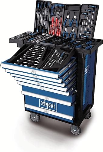 Scheppach Servante d'atelier TW1000 Set d'outils | Chario…