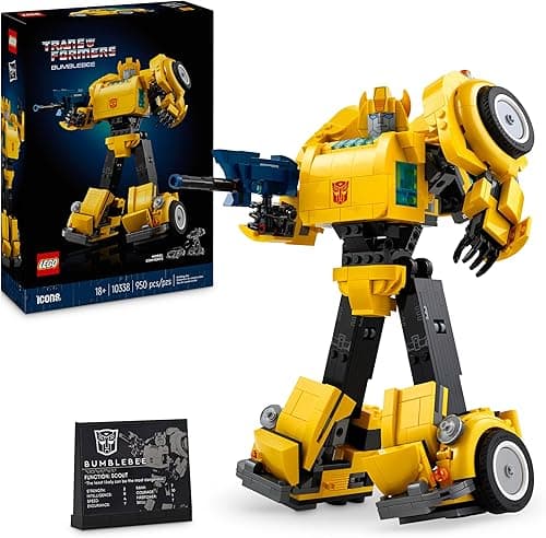 LEGO Icons Transformers Bumblebee Action Figure Building …