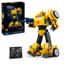 LEGO Icons Transformers Bumblebee - Figurine Robot Culte pour Adultes - Set de Construction Détaillé sur Le Thème du Cinéma pour Les Fans de Science-Fiction - Se Transforme en Véhicule 10338 - 1