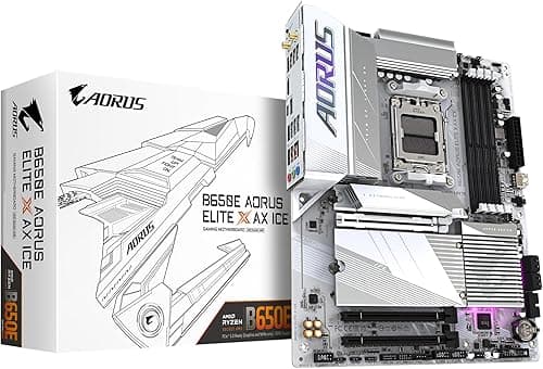 GIGABYTE B650E AORUS Elite X AX Ice Carte mère - AMD Ryze…