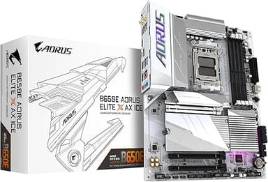GIGABYTE B650E AORUS Elite X AX Ice Carte mère - AMD Ryze…