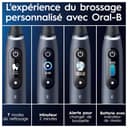 Oral-B Brosses A Dents Electriques iO 9 Noire Et Rose, 7 Modes De Brossage Dont Blancheur Et Soin Des Gencives, 16 Zones De Nettoyage, Ecran Interactif, 4 Brossettes De Rechange Oral B, Etui, Carton - 5