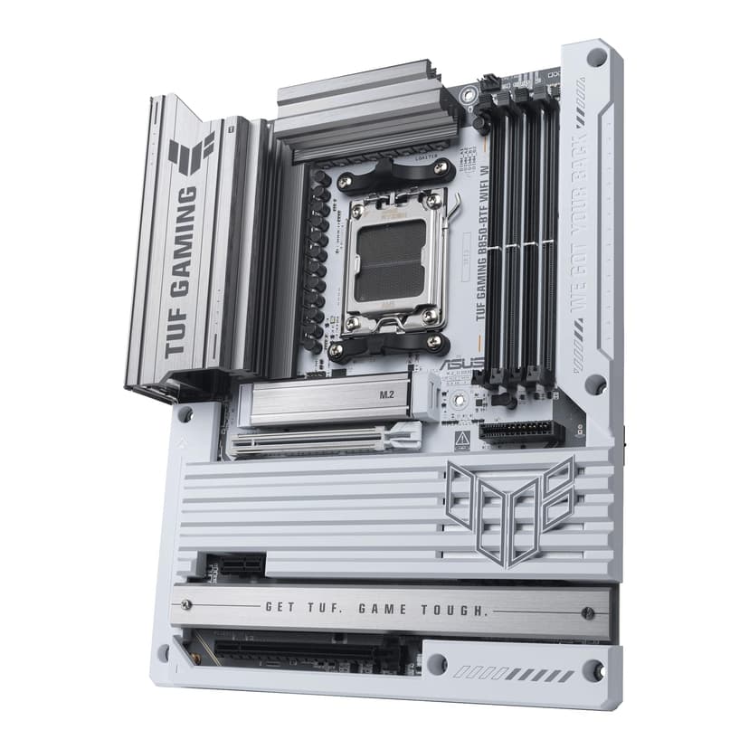 ASUS TUF Gaming B850-BTF WiFi W AMD B850 ATX Motherboard,Hidden-Connector Design, 14+2+1 80A DrMOS Power Stages, DDR5, PCIe 5.0 Ready, 3X M.2, Wi-Fi 7, 2.5Gb LAN, DP, HDMI™, USB 20Gbps Type-C - 4