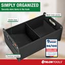 ATHLON TOOLS Foldable boot bag - Organiser, box - Reinforced, stable - Fastening strips - 3