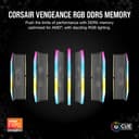 CORSAIR VENGEANCE RGB DDR5 32GB (2x16GB) DDR5 6000MHz CL36 AMD EXPO Intel XMP iCUE Compatible Computer Memory – Gray (CMH32GX5M2E6000Z36) - 2