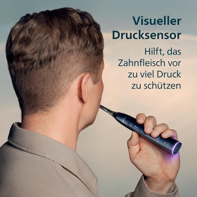 Philips Sonicare 7100 - Brosse à dents électrique sonique avec application, 4 modes de brossage,3 niveaux d'intensité, Alerte de pression, EasyStart, SmarTimer, Bleu, HX7423/01 [Nouvelle technologie] - 5