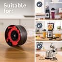 Bosch MMZBTK1B pour robot de cuisine OptiMUM et VitaPower Series 4 Blender à emporter en Tritan Transparent/noir - 3