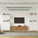 Mintnook High Chest of Drawers, White Storage Chest with Open Center Design, Tall Bedroom Chest with 12 Drawers, Large Capacity Storage Chest for Closet, Nursery, Living Room, White - 3