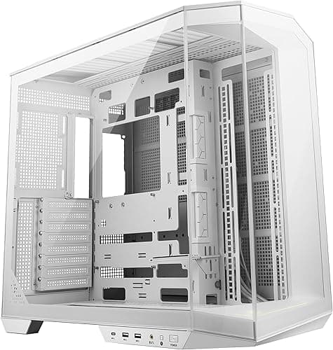 msi MAG PANO Boîtier de Jeu ATX 100L PZ White Mid Tower A…