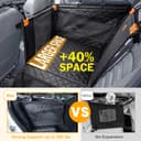 Pecute Extra Stable Dog Car Seat - Pet Car Seat Scratch Proof Car Seat for Dogs Large - 2