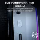 Razer Barracuda X Chroma - Casque de Jeu multiplateforme sans Fil avec 6 Zones Chroma RGB (SmartSwitch Hyperspeed & Bluetooth, 40mm Drivers, Micro cardioïde HyperClear détachable) Blanc - 2