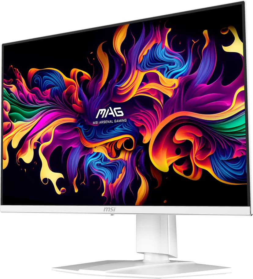 MSI MAG 272QPW QD-OLED X28 écran Gaming 27" WQHD - Dalle Quantum Dot OLED 2560 x 1440, 280Hz / 0,03ms, DisplayHDR True Black 400, HDMI 2.1, DP 1.4a, USB-C (PD 15W), Blanc - 2
