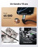 INIU USB C Charger Cable, 240W PD [2-Pack 2m] Type C Charge Cable - 4