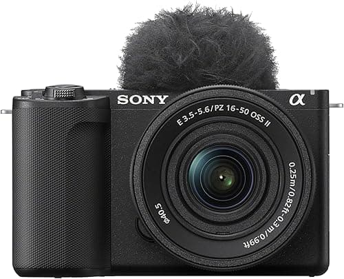 Sony ZV-E10M2 Mirrorless Vlogging Camera wtih 16-50mm Lens (26MP APS-C Sensor, 4K 60p Video, Flip Screen, Real-Time Eye AF, USB-C Streaming - Ideal for Content Creators & YouTubers)