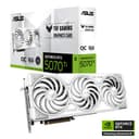 ASUS TUF Gaming GeForce RTX 5070 Ti 16GB GDDR7 White OC Edition Gaming Graphics Card (PCIe 5.0, HDMI/DP 2.1, 3.125 slot, military grade components, protective PCB coating, axial tech fans) - 2