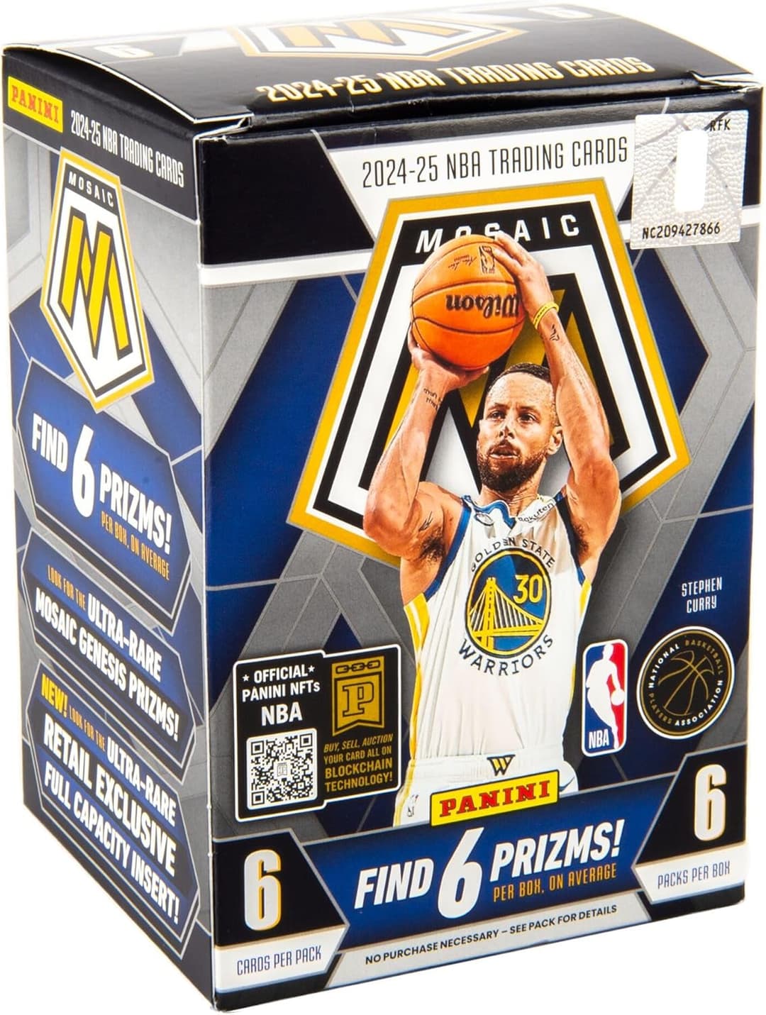 2024-25 Panini Mosaic Basket Carte Collezionabili Blaster Box