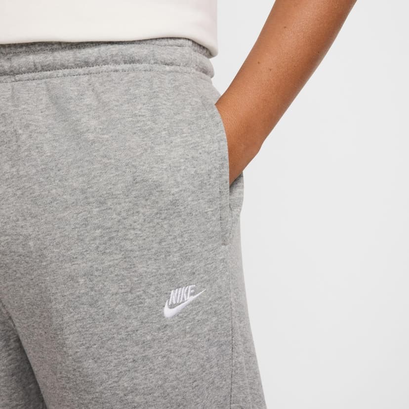 Nike Mens M Nk Club Ft Jogger Pants, Dk Grey Heather/Lt Smoke Grey/White, M EU - 2