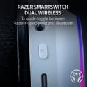Razer Barracuda X Chroma - Wireless Multi-Platform Gaming Headset with 6 Zone Chroma RGB (SmartSwitch Hyperspeed & Bluetooth, 40mm Drivers, Detachable HyperClear Cardioid Mic) White - 2