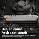 DATO 32GB RAM (16GBx2), DDR4 3200MHz with Heatsink, PC4-25600 CL16 1.35V 288-Pin Non-ECC UDIMM, Desktop Memory Module for Gaming, Extreme White - 4