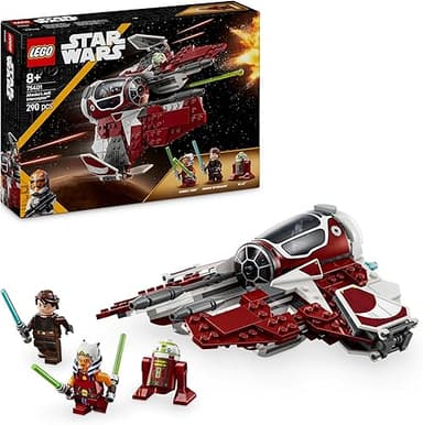 LEGO Star Wars Ahsoka’s Jedi Interceptor Building Toy Fea…