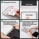 JOYMOOP – Serpillère plate et seau avec essoreur, avec 3 lingettes en microfibre lavables, utilisation humide et sèche, système de nettoyage du sol - 8