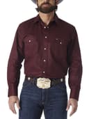 Wrangler Men's Ms70719 Button down shirts, Indigo, XL UK - 1