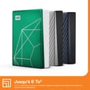WD My Passport Ultra 6 To, Stockage externe portable, Disque dur externe, Logiciel avec défense contre les ransomwares, sauvegarde et protection par mot de passe - Edition 20e anniversaire - Emeraude - 3