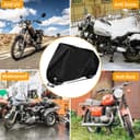 Motorcycle Tarpaulin XXL 245x105x125cm - 5