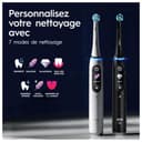 Oral-B iO10 White Electric Toothbrush, 3 Brushes, 1 Travel Case Charger, 1 White Pouch, 1 Brush Holder - 4