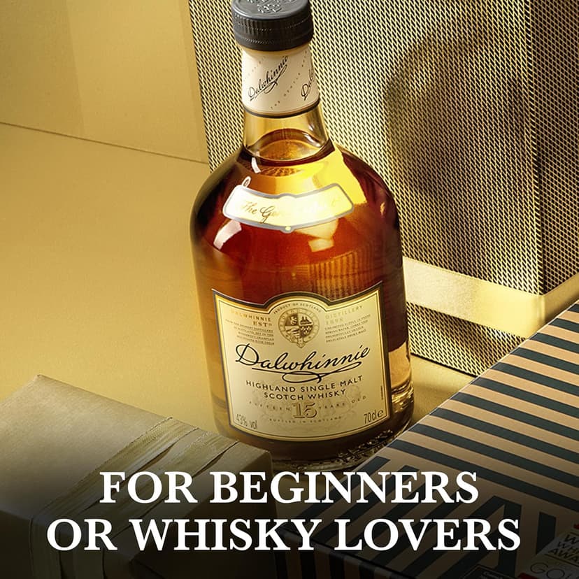 Dalwhinnie 15 Year Old Single Malt Scotch Whisky | 43% vol | 70cl | Scottish Highlands | Smooth & Aromatic | Malty Sweet Flavours & Smoky Warmth | with Gift Box - 6