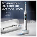 Oral-B iO10 White Electric Toothbrush, 3 Brushes, 1 Travel Case Charger, 1 White Pouch, 1 Brush Holder - 5