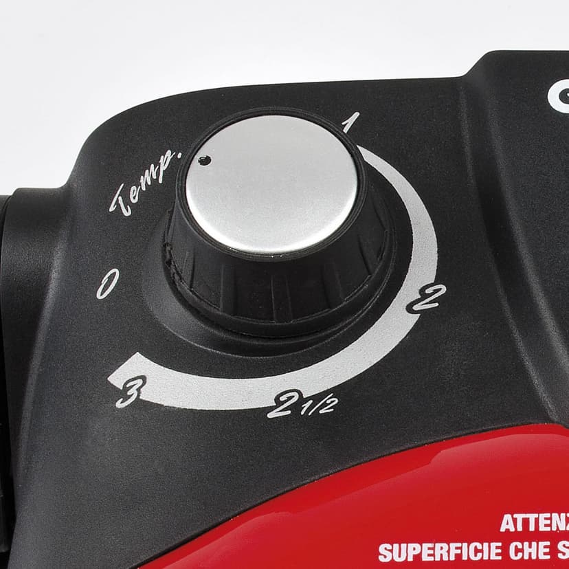 G3 Ferrari G10006 Pizza Express Delizia,Four à Pizza 1200 W, Thermostat Réglable jusqu’à 400°C, Cuit une Pizza Savoureuse en 5 min, Double Résistance, Livre de recettes et Spatules inclus – Rouge - 5