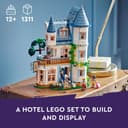 LEGO Friends Castle Bed and Breakfast Hotel Playset, Building Toy for 12 Plus Year Old Kids, with 4 Mini-Dolls, a Dog Figure and Accessories, Gift Idea for Girls, Boys and Teens 42638 - 2