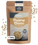 Peppercorns white Monte Nativo (500g) - Whole Peppercorns white - Gently dried and aromatic Spices ideal for Cooking and Seasoning - 1