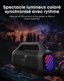 Soundcore Boom 2 Plus Enceinte Bluetooth puissante, 140W, 2+2 canaux stéréo, BassUp 2.0,Charge Rapide 30W, 20h, IPX7, lumières RGB, USB-C, pour l'extérieur, Le Camping, la Plage et Le Jardin - 4