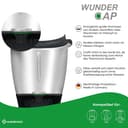 Wundermix - WunderCap® Knife Replacement for Monsieur Cuisine Food Processor (Connect, Trend, Smart) • The Revolutionary Knife Alternative • Alternative to Knife Cover • Wundermix Accessories - 3