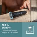 Philips Bodygroom série 7000 - tondeuse hommes avec tête flexible 2D, système de rasage Triple protection, têtes interchangeables, zones intimes, 100% étanche, autonomie 120 min, modèle BG7480/15 - 9
