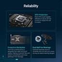 ASUS PRIME RX9070 OC, PCIe5, 16GB DDR6, HDMI, 3 DP, 2610MHz Clock, Overclocked, Compact SFF-Ready - 4