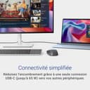 Dell 27 Plus USB-C Monitor - S2725DC, QHD (2560x1440), 144Hz, IPS, 1ms MPRT, AMD FreeSync, 99% sRGB, Height Adjust, Built-in Speakers, 2 USB-C, DisplayPort, HDMI, 2 USB-A, 3 Year Warranty, White - 6