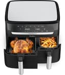 Moulinex Friteuse sans huile, Capacité 8,3 L, Jusqu'à 8 personnes, 7 programmes automatiques, Ecran tactile digital, Économie d'énergie, Air Fryer, Application dédiée, Easy Fry Dual EZ901820 - 2