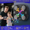 Esnowlee Music Boxing Machine for Kids, Wall-Mounted Bluetooth Punch Pad with Gloves,Sport Toy Gifts for 3 4 5 6 7 8 9 10 11 12 Year Old (Black) - 5
