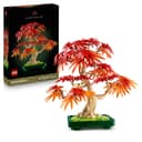 LEGO Botanicals Japanese Maple Bonsai Tree - Artificial Plant Building Kit for Adults with Red and Orange Leaves and Buildable Pot, DIY Office and Home Decoration, Gift for Women and Men 10348 - 1