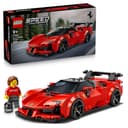 LEGO Speed Champions Ferrari SF90 XX Stradale Sports Car Toy - Model Kit w/a Collectible Driver Minifigure - Birthday Gift Idea for 9+ Year Old Boys & Motorsport Fans - 77254 - 1