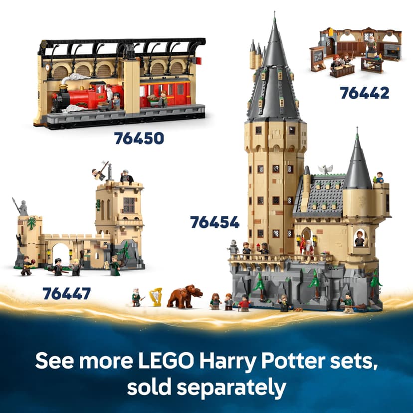 LEGO Harry Potter Hogwarts Castle: Herbology Class Set with Neville Longbottom, Hermione Granger & Prof. Sprout Minifigures - incl. 3 Mandrake Toy Plants - Gift for 8+ Year Old Girls & Boys - 76445 - 8